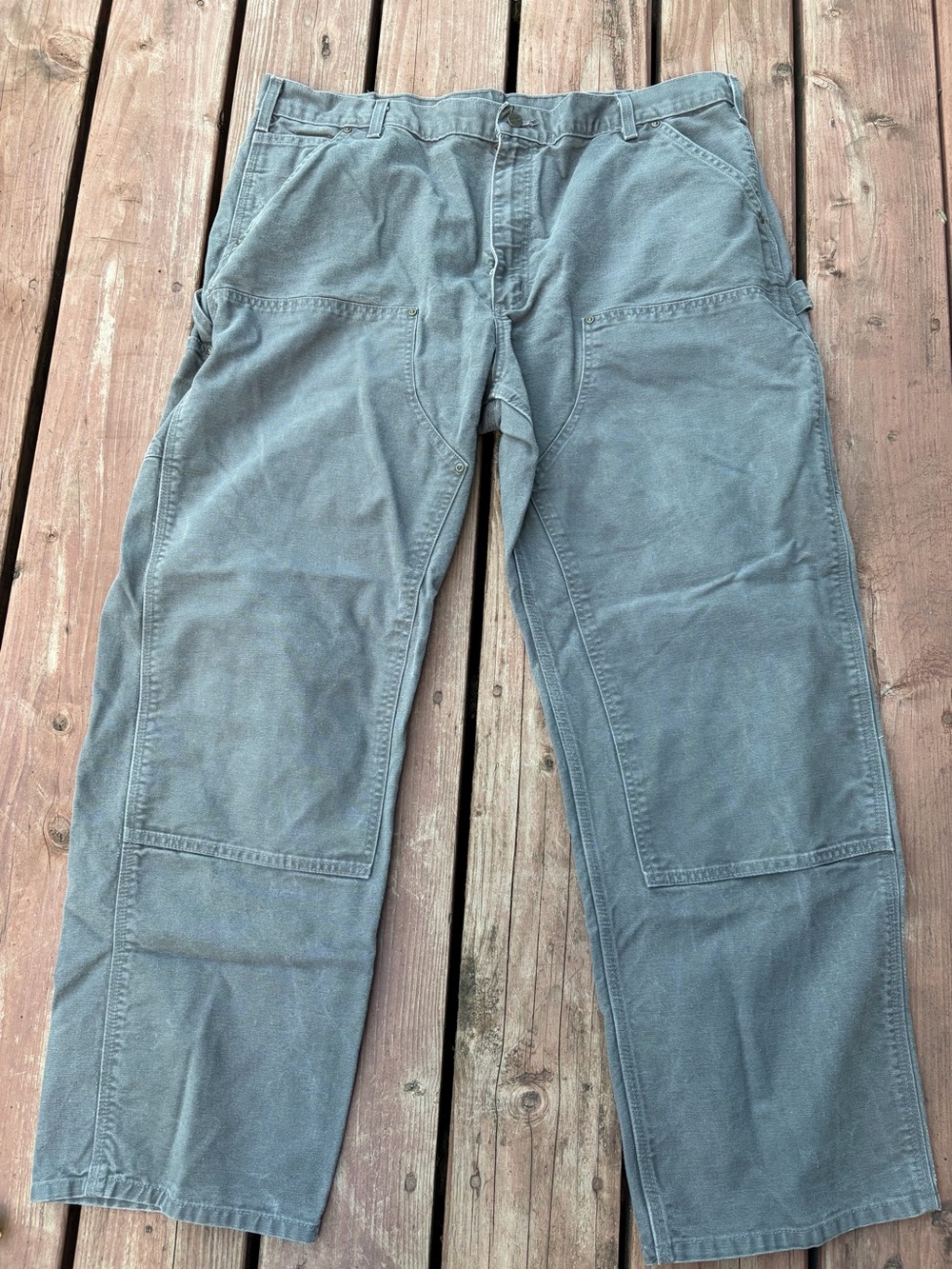 Carhartt Men's Cargo Work Pants in Slate Blue